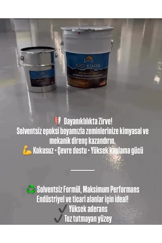 1001 Krg Kimya Prowest Epoksi Zemin Boyası Kaplama Solventsiz