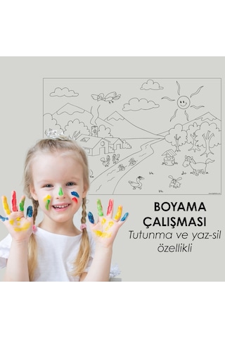 Boyama Çalışması Statik Kağıt Tahta
