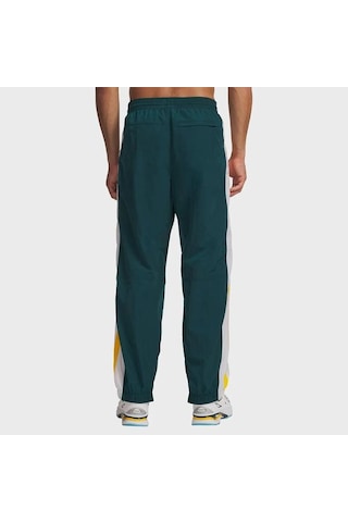 Under Armour Icon Woven Track Erkek Yeşil Polo Yaka Tişört