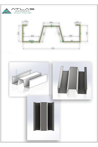 M Profil 0.5 Mm Kalınlık 10 Boy
