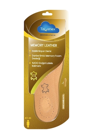Tabanex Memory Leather Tabanlık - Erkek