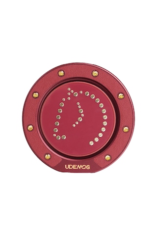 Udemos Wind Serisi Freeflow 360 Derece Dönebilen Magnetik Ring Stand Telefon Tutucu Kırmızı