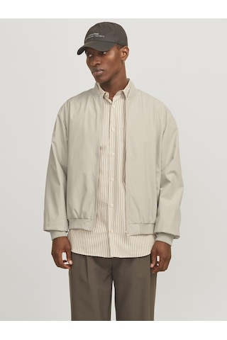 Erkek Beyzbol Yaka Bomber Ceket - Charge - 12268608 Moonbeam Çok Renkli