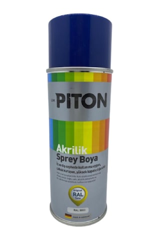Piton Akrilik Sprey Boya 400 Ml Ral5003 Safir Mavi