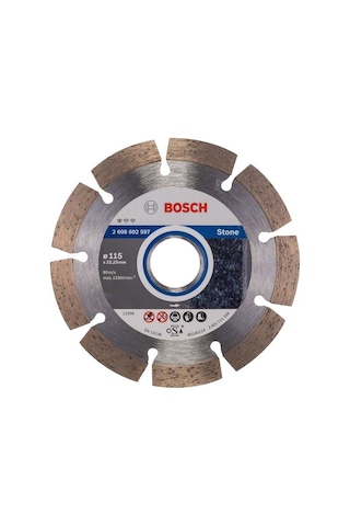 Bosch Stone Beton ve Taş Kesme Diski Elmas 115 MM