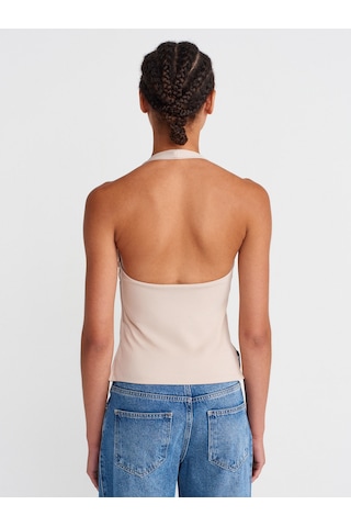 Dilvin 31753 Halter Yaka Top-taş Taş