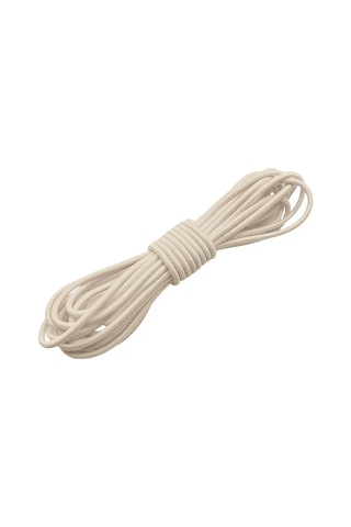 Krem Renk 5 Metre 2 Mm Yuvarlak Lastik