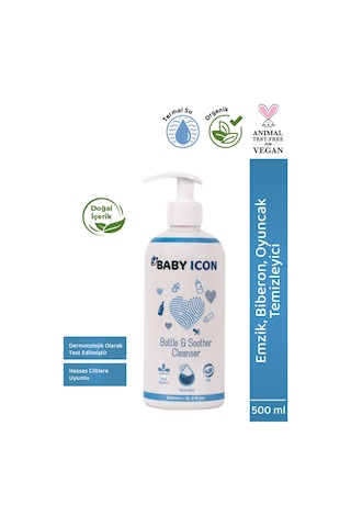 Emzik Biberon Oyuncak Temizleyici 500 Ml Doğal Portakal Yağlı Vegan Kimyasal Içermez