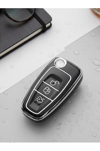 Ford Focus Fiesta Mondeo Kuga Transit Connect Custom Galaxy 3 Buton Nano Anahtar Kılıfı