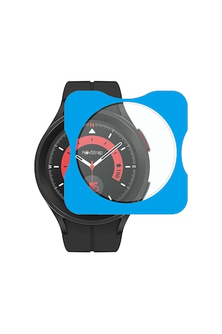 Novstrap Samsung Galaxy Watch 5 Pro 45mm İle Uyumlu Ekran Koruyucu 9h Temperli Cam Uygulama Aparatlı