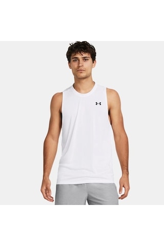 Under Armour Tech Tank Erkek Atlet 1382795-100 Beyaz