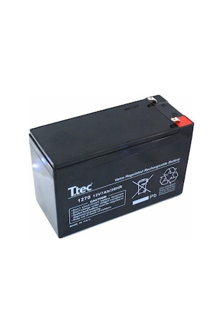 Ttec 12 Volt 7a Akü -12v 7 Ah Kuru Akü
