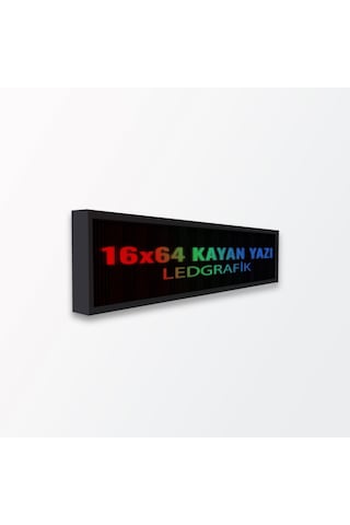 Ledgrafik 16x64 Rgb Kayanyazı Led Tabela 1 Ledgrafik 16x64 Rgb Kayanyazı Led Tabela 1