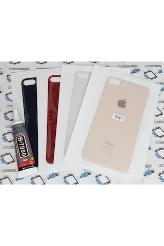 Apple Uyumlu iPhone 8 Plus Arka Pil Batarya Kapağı (Cam) B-7000 (226129979)
