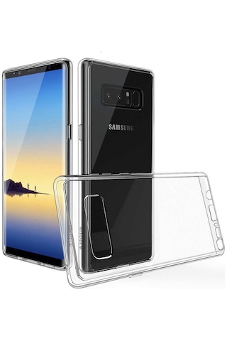Şeffaf Samsung Uyumlu Galaxy Note 8 Telefon Kılıfı 2 Adet Şeffaf