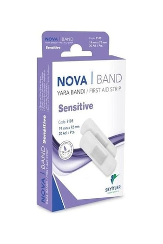 Nova Band Hassas Yara Bandı 10 x 20 Adet