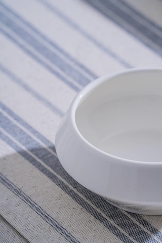 Acar Jea-07391 Rumi Beyaz Porselen 11.5 Cm Yuvarlak Kase 6 Adet
