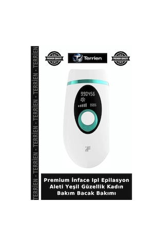 Premium İnface Ipl Epilasyon Aleti Yeşil Güzellik Kadın Bakım Bacak Bakımı