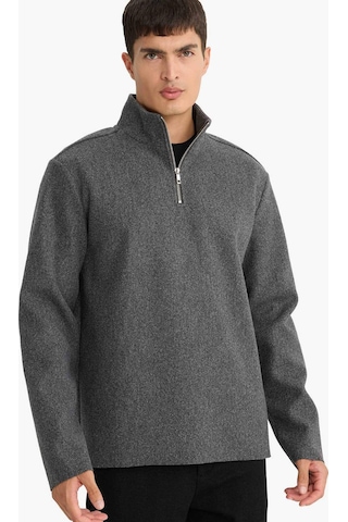 Defacto Regular Fit Yarım Fermuarlı Sweatshirt E9626ax25auar163 Antrasit-ar163