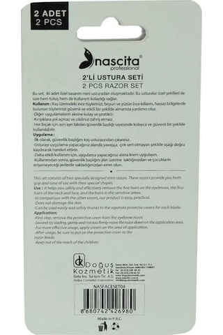 Profesyonel 2 Li Kaş Usturası Seti 1 Paket