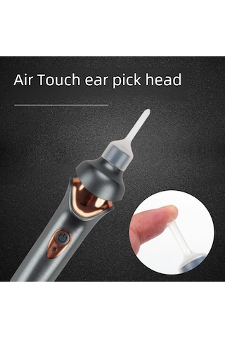 Geeroyoo Yetişkin Ve Çocuklar İçin Led Işıklı Elektrikli Kulak Temizleme Aleti - Pilli 2. Nesil Profesyonel Kulak Kepeği Temizleyici Seti