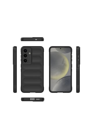 Samsung Galaxy S25 5G Uyumlu Silikon Kılıf - Kamera Korumalı Esnek Airbag Kapak - Bordo