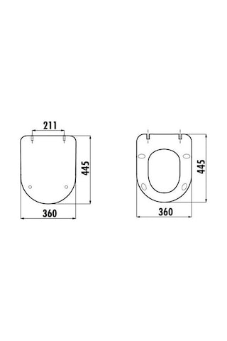 Creavit Yavaş Kapanır Klozet Kapağı Slim Thermoplast Duck Kc0903