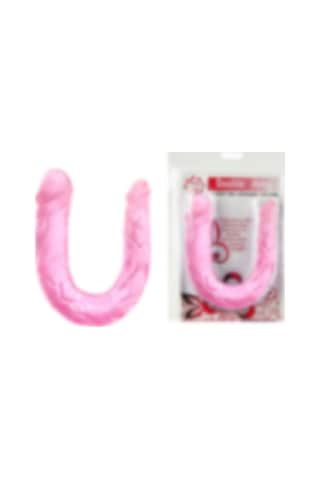 Lilitu Shop Pretty Double 30 CM Çift Taraflı Jel Yumuşak Penis Dildo