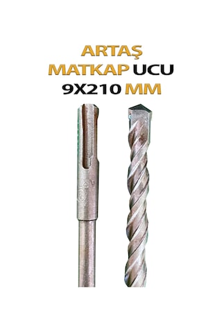 Matkap Ucu 9x210 Mm Artaş Hilti Uyumlu