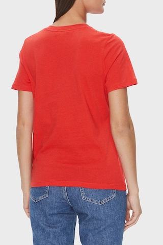 Tommy Hilfiger Bayan T Shirt Ww0ww40276 Sne Kırmızı Kirmizi