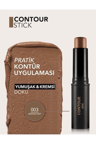 Yumuşak Dokulu & Yarı Mat Bitişli Asansörlü Stick Kontür 8682536111539