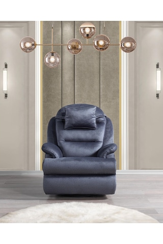 Lena Tekli Koltuk Rehome Lena Tv Koltuğu 85x97x110 Cm Füme