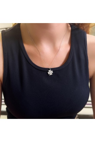 Stela Yonca Gümüş Kolye