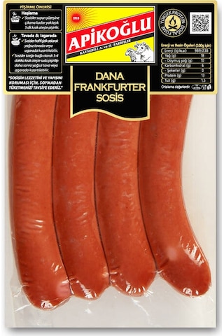 Doğal Füme Dana Frankfurter Sosis Üçlü Paket