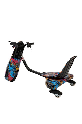 Drift Car Elektrikli Kaykay Drift Scooter Bluetooth  Grafity Desenli Kasa