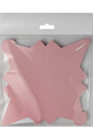 LOKUMLUK KARTON KUTU MAKARON PEMBE PK:25