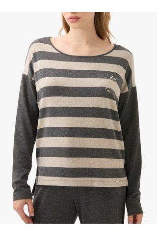 Kadın Termal Pijama Üstü 51971 - Antrasit Antrasit