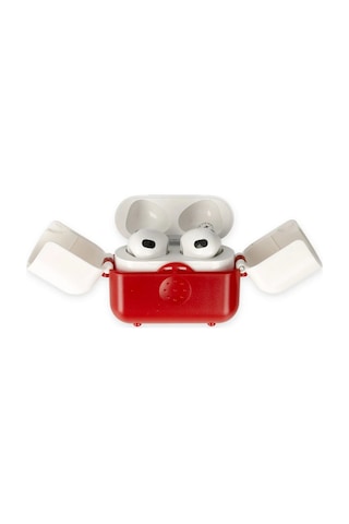 Newface Airpods Uyumlu 3 3.nesil Basmalı Kılıf Csmtex - 50 - Kırmızı-beyaz