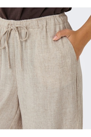 Only Onlsıesta Mw Pull-up Lın Bl Shorts Noos Kadın Gri Şort - 15333032