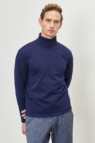 AC&Co / Altınyıldız Classics ERKEK LACI Standart Fit Normal Kesim Tam Balıkçı Yaka Yumuşak Dokulu Basic Triko Kazak Çok Renkli