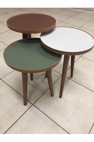 3'Lü Zigon Sehpa - 16Mm Veya 18Mm 1.Kalite Mdf Tabla (440314677)