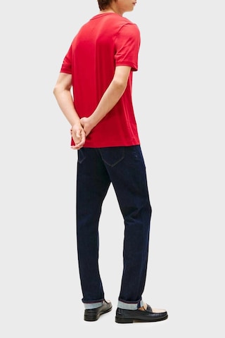 Tommy Hilfiger Erkek T Shirt Mw0mw42369 Xld Kırmızı Kirmizi