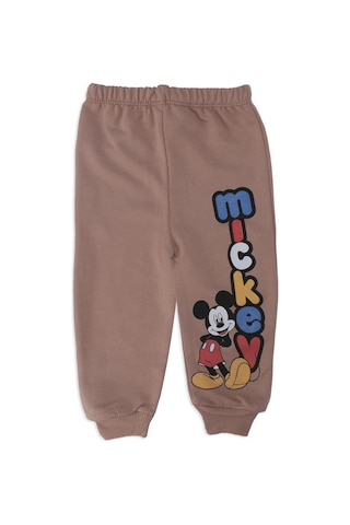 Bebelop Erkek Bebek Mickey Mouse Baskılı Yazılı 2'li Alt Üst Takım 001