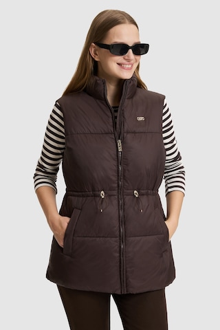U.S. Polo Assn. Kadın Koyu Kahverengi Yelek 50328170-vr084