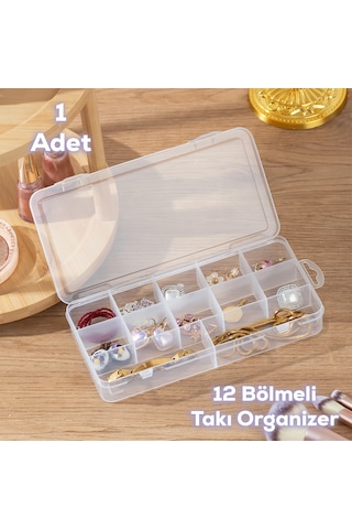 Porsima Org-600 Çok Amaçlı Bölmeli Kutu Organizer Takı Kutusu Şef