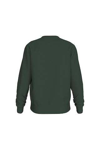 Calvin Klein Ls Eu Badge 350terry Cn Erkek Yeşil Sweatshirt-9574 Sycamore