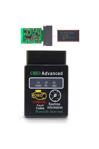OBD2 Bluetooth Araç Arıza Tespit Cihazı v1.5 pic18f25k80