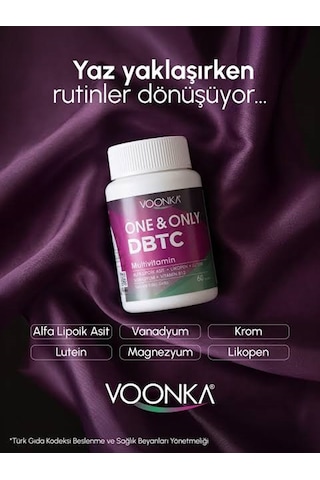 Vonka One&Only Dbtc Takviye Edici Gıda 60 Tablet