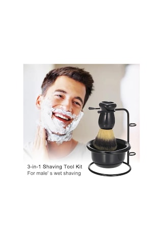 Tıraş Fırçası Standı Ve Kase Seti