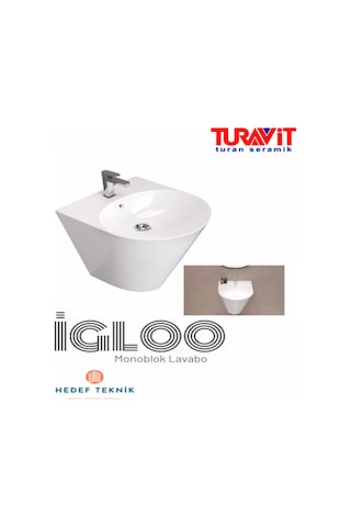 Turavit Igloo Monoblok Lavabo